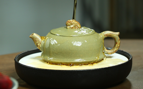 紫砂灌浆壶可以喝茶吗3